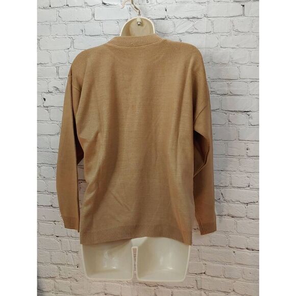 Classic Tan Women's Sweater - Picture 2 of 4